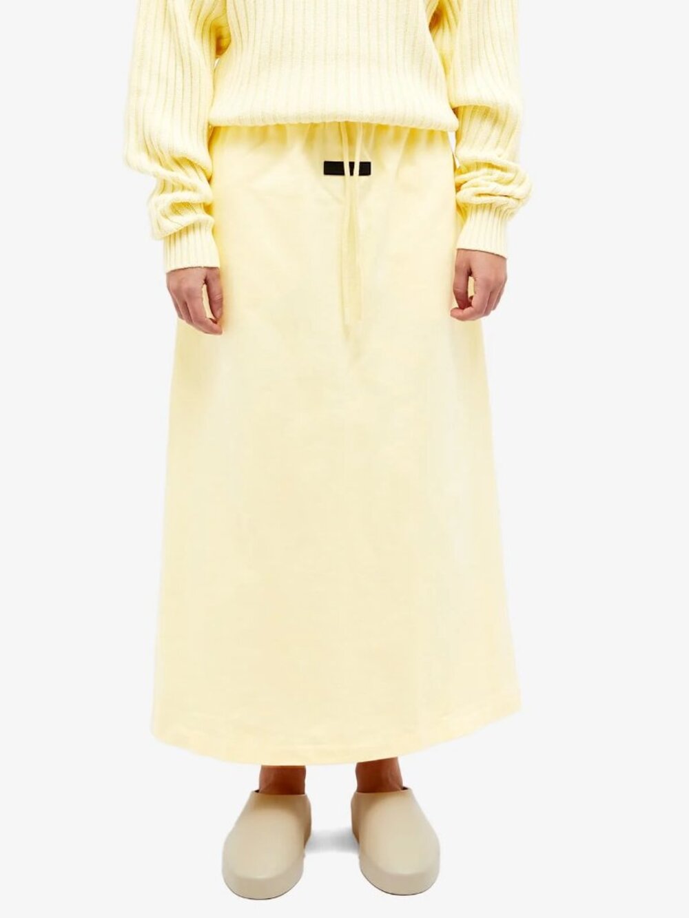 ESSENTIALS FEAR OF GOD butter yellow A line skirt